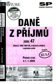 Daně z příjmů v platném znění k 1.1.2005