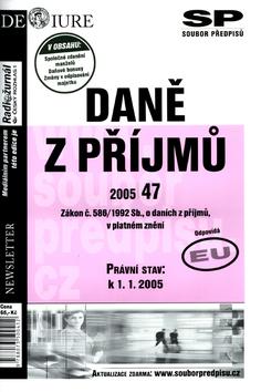 Kniha: Daně z příjmů v platném znění k 1.1.2005autor neuvedený