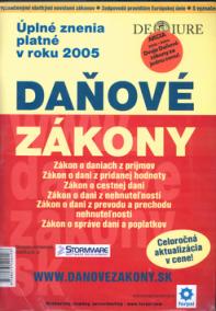 Komplet 2ks  Daňové Zákony 2004+Daňové Zákony 2005