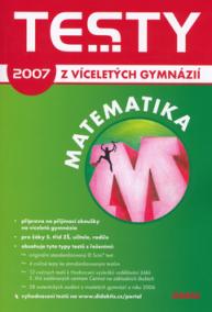 Testy z víceletých gymnázií matemtika 2007