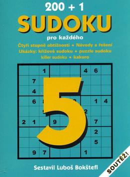 Kniha: 200+1 Sudoku pro každého 5 - Luboš Bokštefl