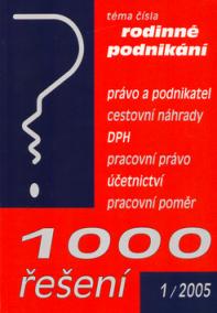 1000 řešení 1/2005