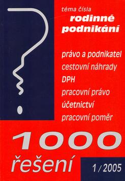 Kniha: 1000 řešení 1/2005 - Marián Kandrik