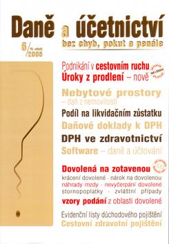 Kniha: Daně a účetnictví bez chyb, pokut a penále 6/2005autor neuvedený