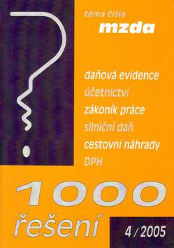 Kniha: 1000 řešení 4/2005autor neuvedený