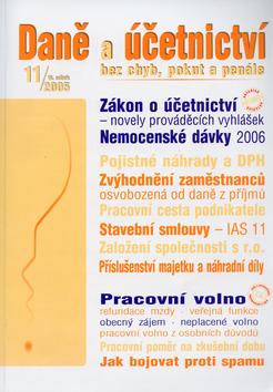 Kniha: Daně a účetnictví bez chyb, pokut a penále 11/2005autor neuvedený