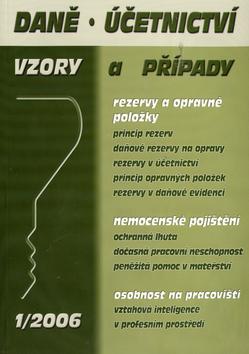Kniha: Daně, účetnictví 01/2006 - kolektiv autorů