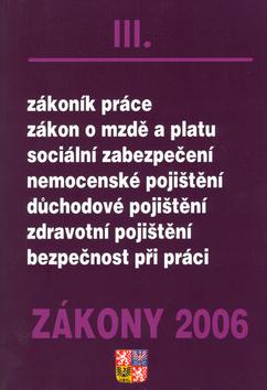 Kniha: Zákony 2006/III - Soňa Handzová