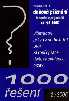 Kniha: 1000 řešení 2/2006 - Eugenie Dokoupilová; Marián Kandrik