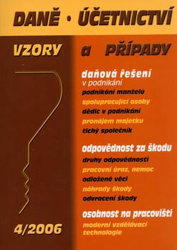 Kniha: Daně, účetnictví 04/2006autor neuvedený