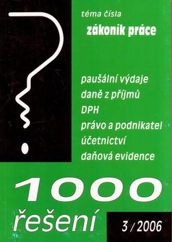 Kniha: 1000 řešení 3/2006autor neuvedený