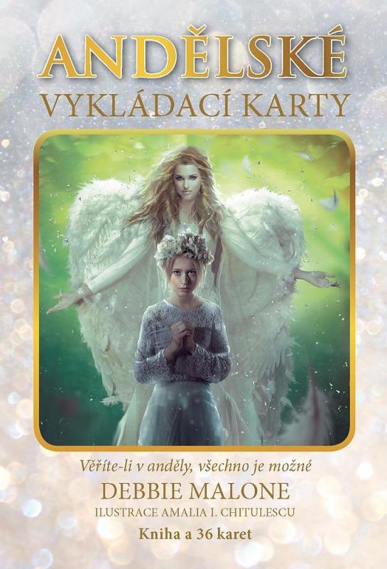 Kniha: Andělské vykládací karty - Věříte-li v anděly, všechno je možné - kniha a 36 karet - Malone Debbie