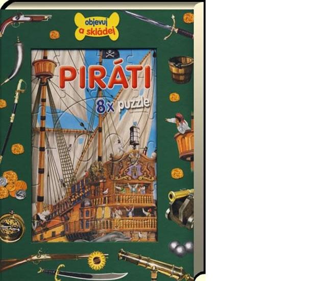 Kniha: Piráti - 8 x puzzleautor neuvedený