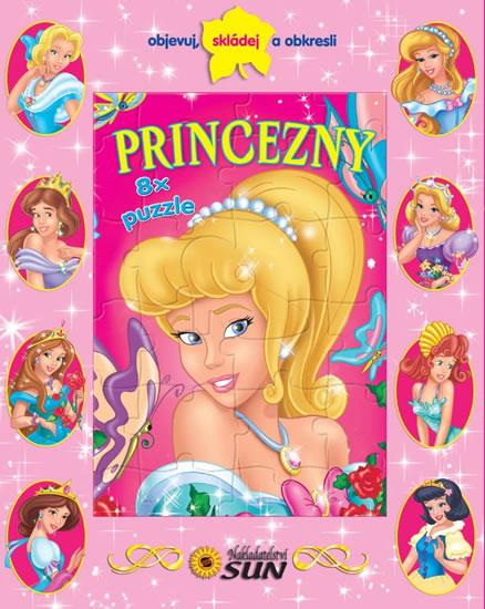 Kniha: Princezny - 8 puzzle - Objevuj, skládej a obkresliautor neuvedený