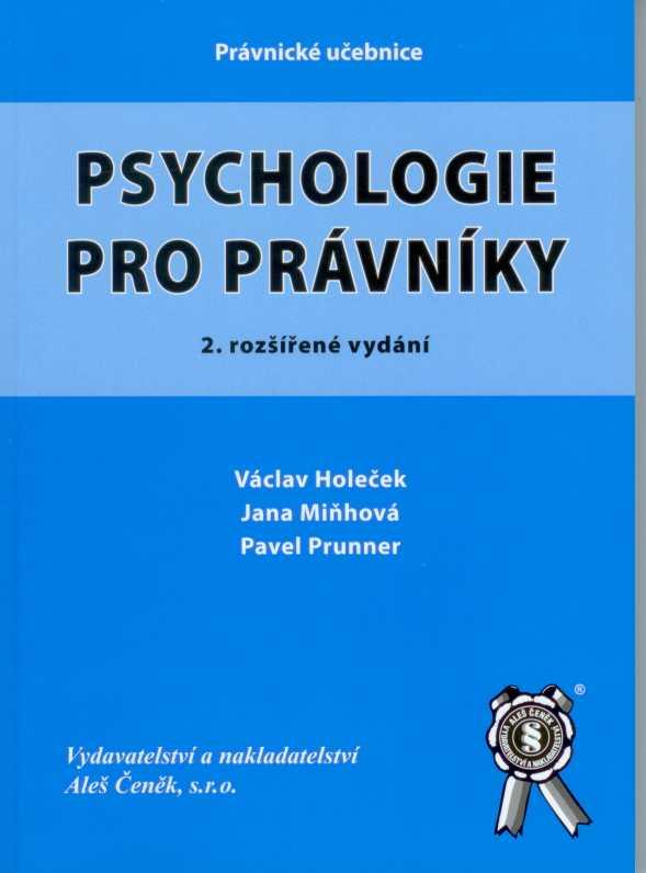 Kniha: Psychologie pro právníky - Václav Holeček