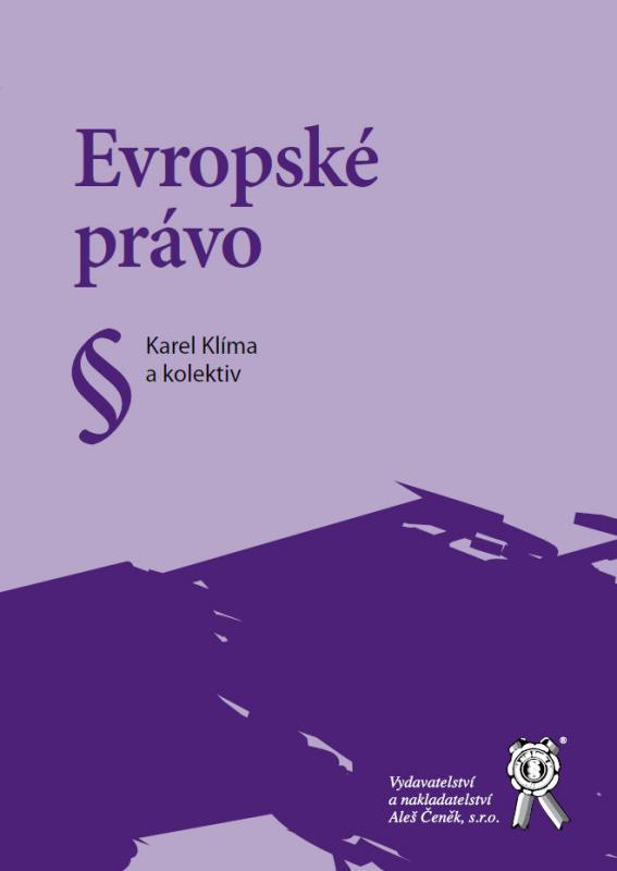 Kniha: Evropské právo - Karel Klíma