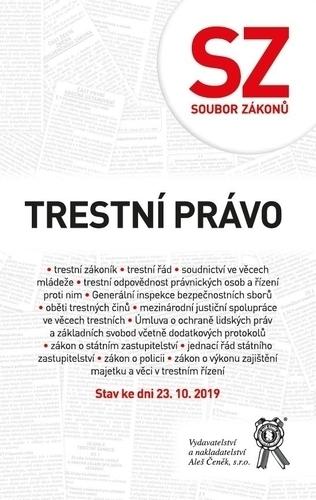 Kniha: Soubor zákonů. Trestní právo. Stav ke dni 23. 10. 2019 - Kolektív autorov