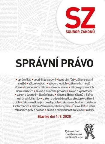 Kniha: Soubor zákonů Správní právo. Stav ke dni 1.9.2020autor neuvedený