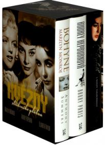 Komplet - Hvězdy stříbrného plátna (Monroe, Hepburn, Taylor)