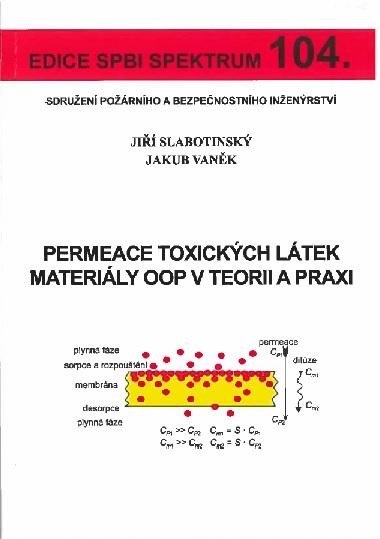 Kniha: Permeace toxických látek materiály OOP v teorii a praxi - Jiří Slabotinský