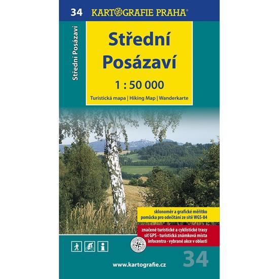 Kniha: STŘEDNÍ POSÁZAVÍ 1:50 000autor neuvedený