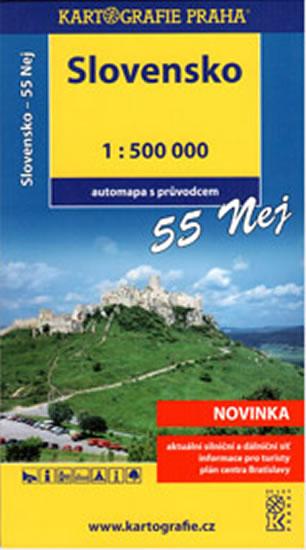 Kniha: SLOVENSKO 55 NEJ 1:500 000autor neuvedený