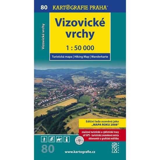 Kniha: VIZOVICKÉ VRCHY 1:50 000autor neuvedený