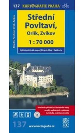 Kniha: 137 Střední Povltaví, Orlík, Zvíkov 1:70 000 - cyklomapaautor neuvedený