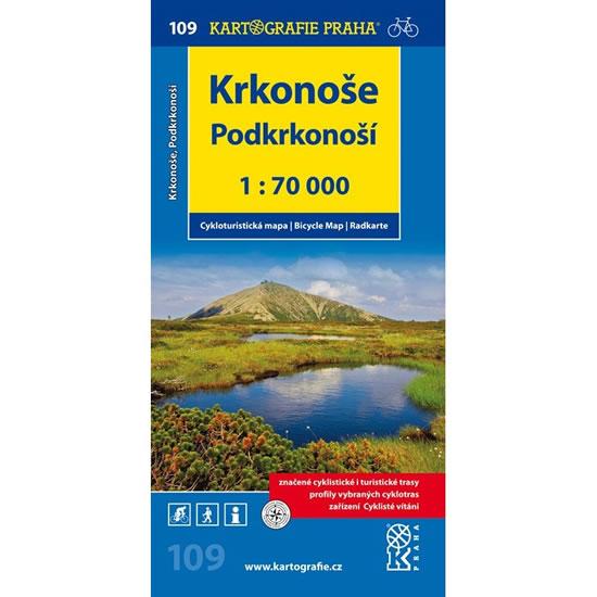 Kniha: 1: 70T(109)-Krkonoše,Podkrkonoší (cyklomapa)autor neuvedený