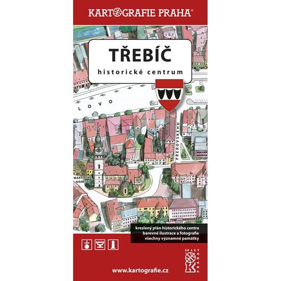 Kniha: Třebíč - Historické centrum/Kreslený plán městaautor neuvedený