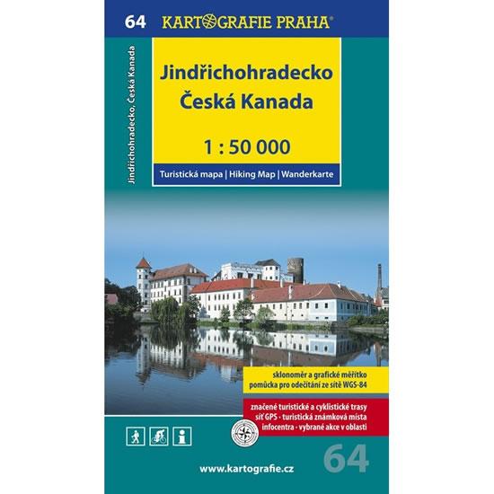 Kniha: 1: 50T (64)-Jindřichohradecko,Česká Kanada (turistická mapa)autor neuvedený