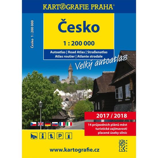 Kniha: Česko - velký autoatlas/1:200 000, 1:200 000autor neuvedený