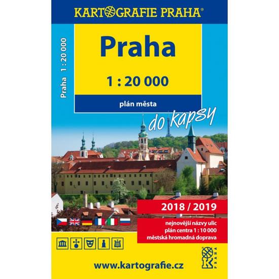 Kniha: Praha do kapsy - plán města 1:20 000autor neuvedený