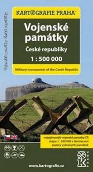 Kniha: Vojenské památky České republiky 1:500 tis.autor neuvedený