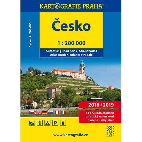 Kniha: Česká republika - autoatlas 1:200 tis.autor neuvedený