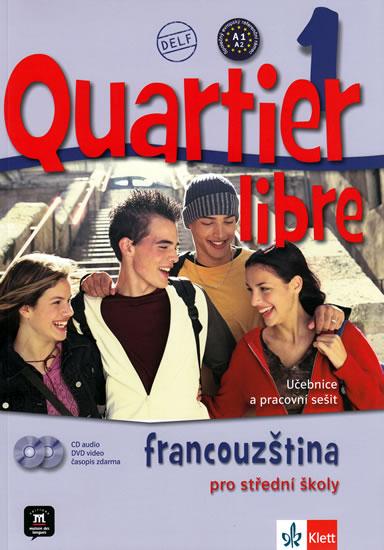 Kniha: Quartier libre 1 - učebnice + CD+ DVD + časopis La revue de jeunes - Bosquet a kolektiv M.