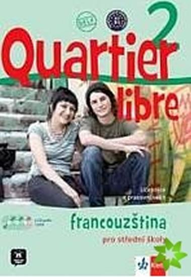 Kniha: Quartier libre 2 - učebnice + PS + CD+ DVD + časopis La revue de jeunes - Bosquet a kolektiv M.