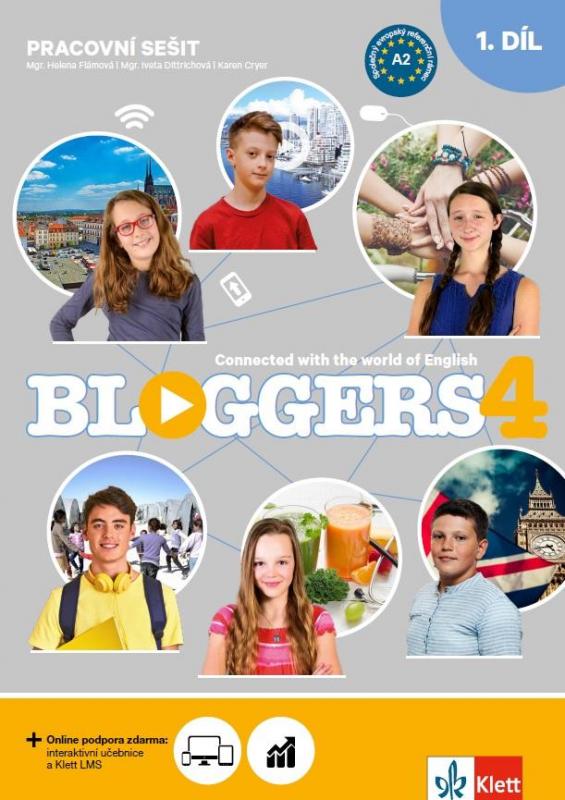 Kniha: Bloggers 4 (A2.2) – 2dílný pracovní sešit + žákovská licenceautor neuvedený