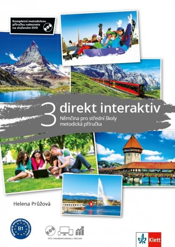 Kniha: Direkt interaktiv 3 (B1) – metodická příručka s DVD - Průžová Helena
