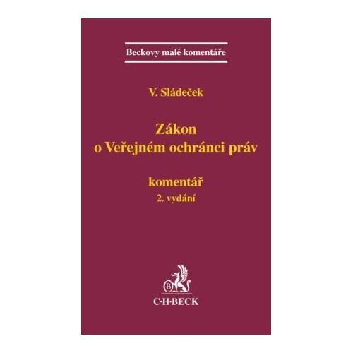 Kniha: Zákon o Veřejném ochránci práv. Komentář, 2. vydání - Vladimír Sládeček