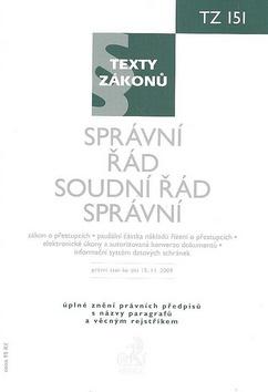 Kniha: Správní řád, Soudní řád správní, právní stav ke dni 15.11.2009 - Kolektív autorov