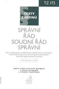 Kniha: Správní řád, Soudní řád správní, právní stav ke dni 1. 5. 2010 - Kolektív autorov