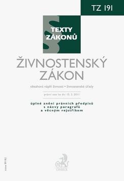 Kniha: Živnostenský zákon, právní stav ke dni 15. 2. 2011 - Kolektív autorov