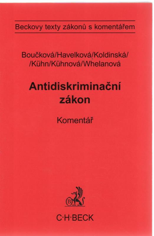 Kniha: Antidiskriminační zákon - Pavla Boučková