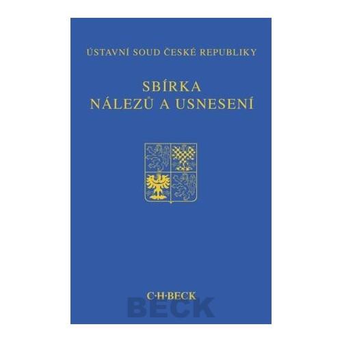 Kniha: Sbírka nálezů a rozhodnutí ÚS ČR - svazek 50 - Ústavní soud ČR