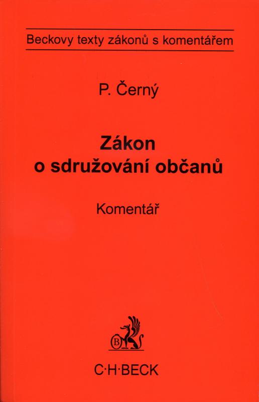 Kniha: Zákon o sdružování občanů - Petr Černý