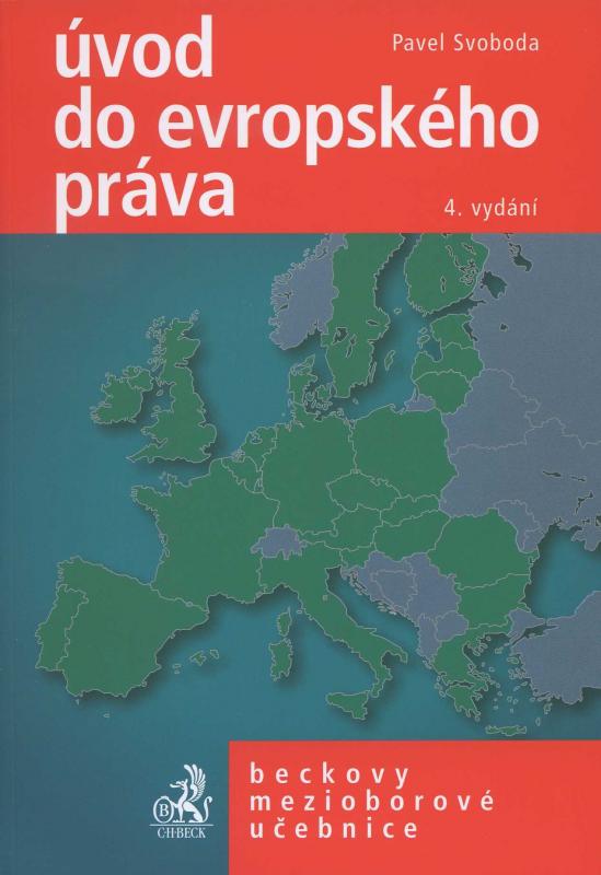 Kniha: Úvod do evropského práva - Pavel Svoboda