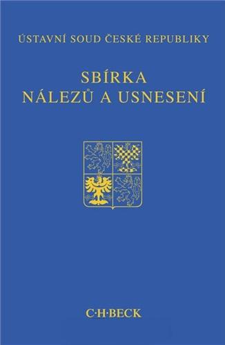 Kniha: Sbírka nálezů a usnesení ÚS ČR, svazek 63 (bez CD) - Ústavní soud ČR