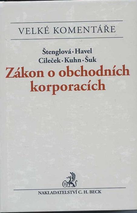 Kniha: Zákon o obchodních korporacích - Suk
