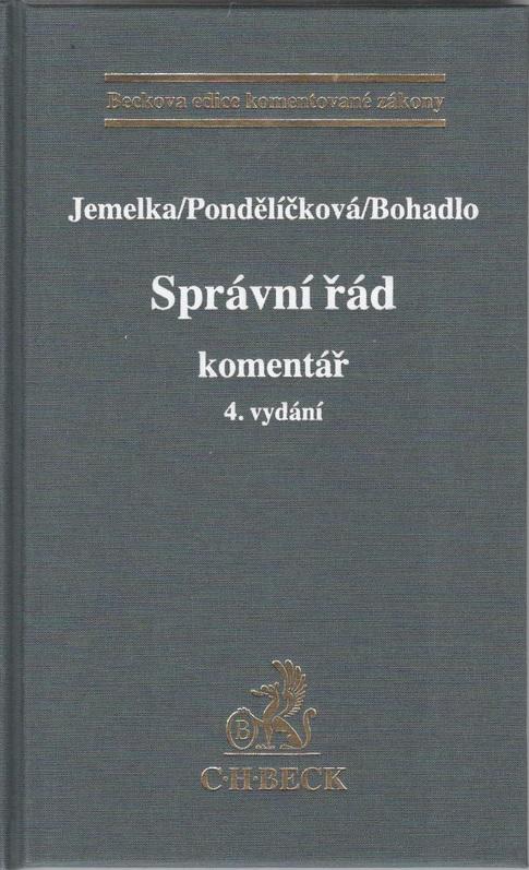 Kniha: Správní řád. Komentář, 4.vydanie - Jemelka